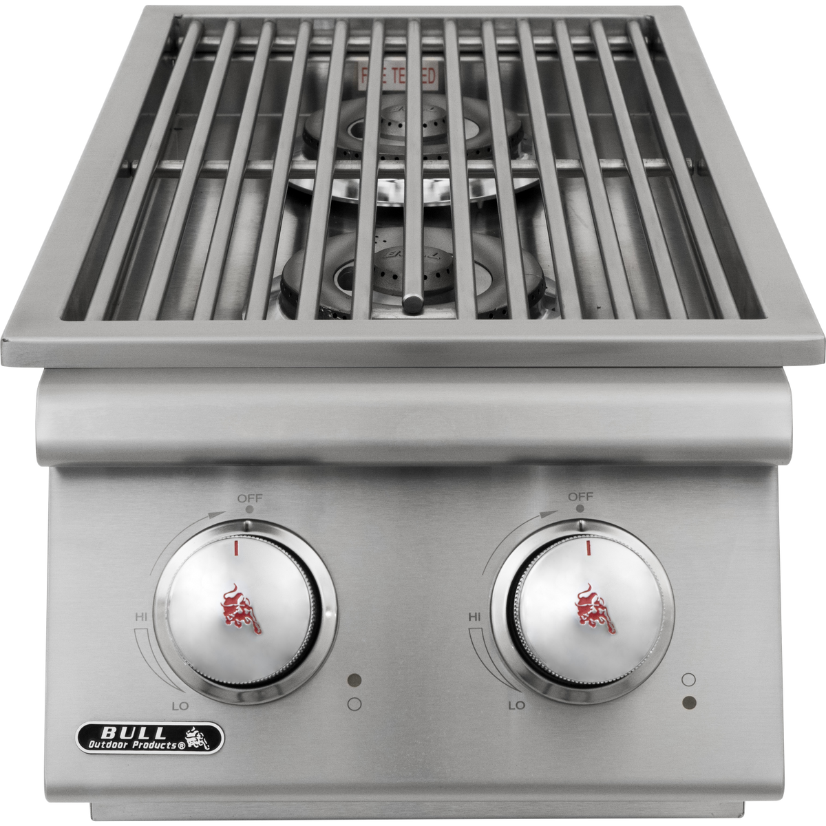 Bull Seitenbrenner Double Built-, Grillrost aus Edelstahl