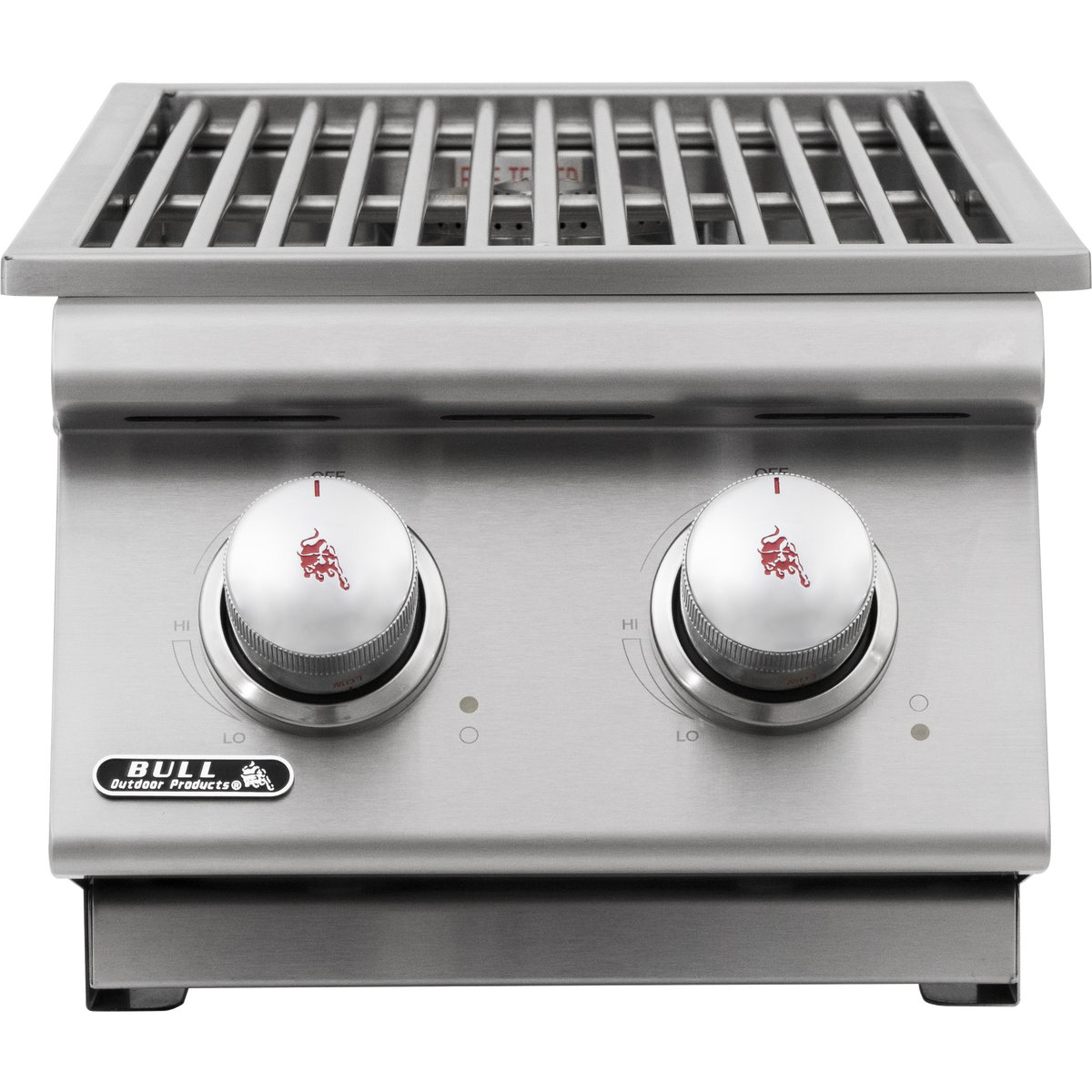 Bull Seitenbrenner Double Built-, Grillrost aus Edelstahl, Detailansicht 1