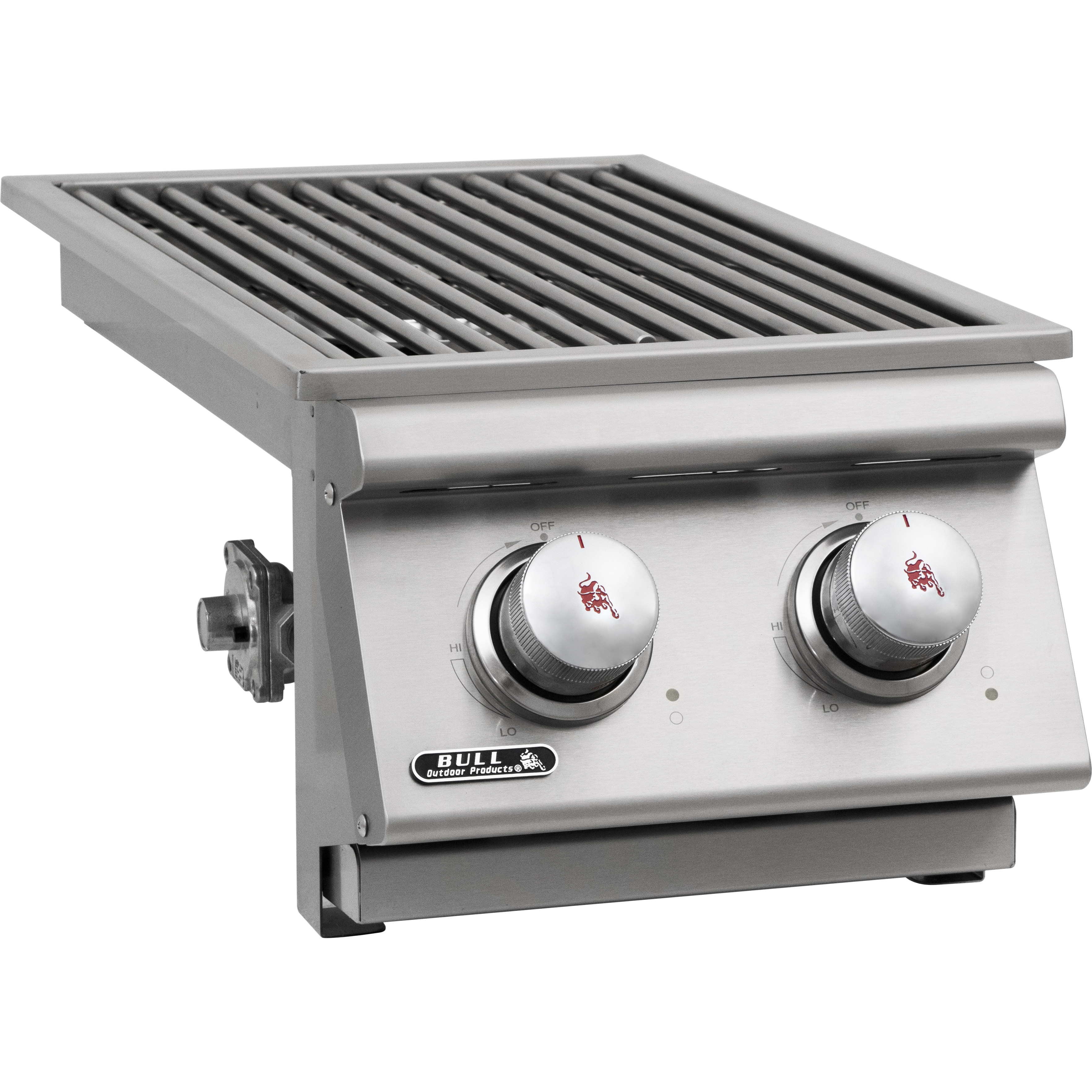 Bull Seitenbrenner Double Built-, Grillrost aus Edelstahl, Detailansicht 2