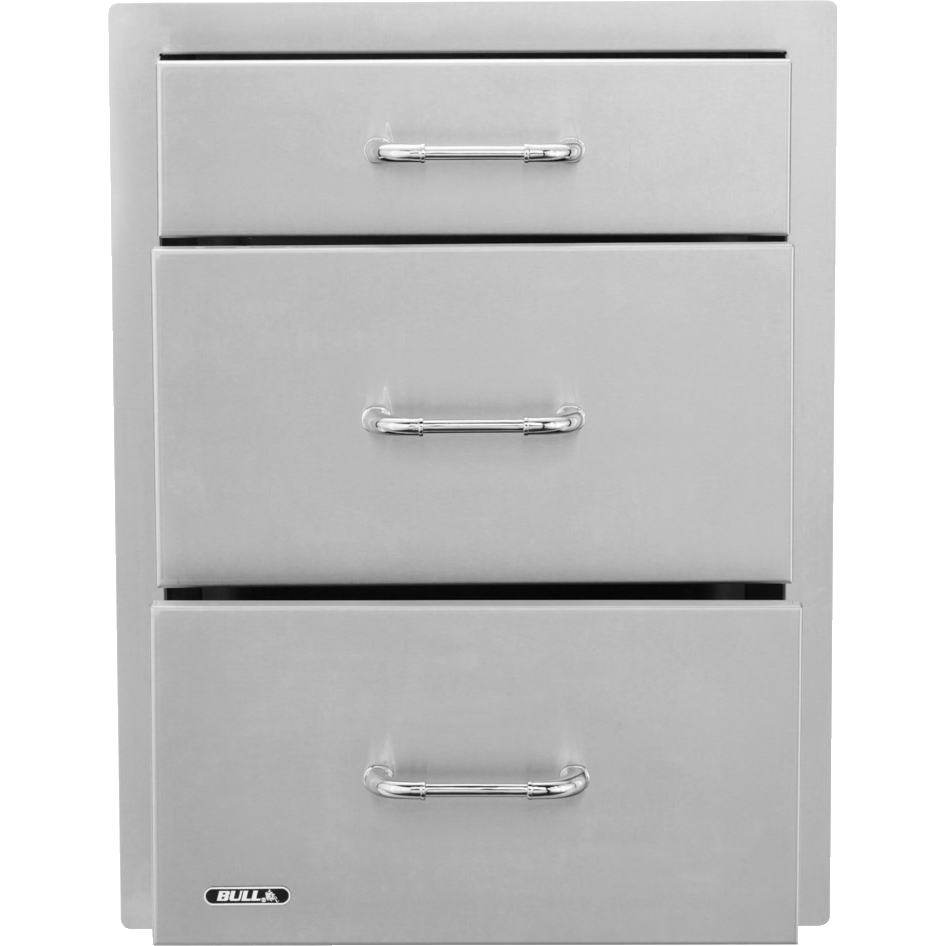 Bull Schublade, Triple, Außenküche, Detailansicht 2