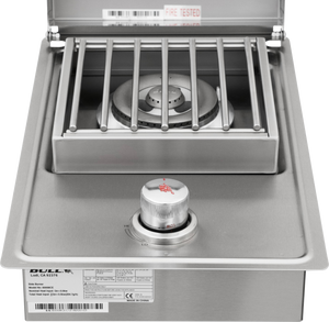 Bull Seitenbrenner Single Built-, Grillrost aus Edelstahl