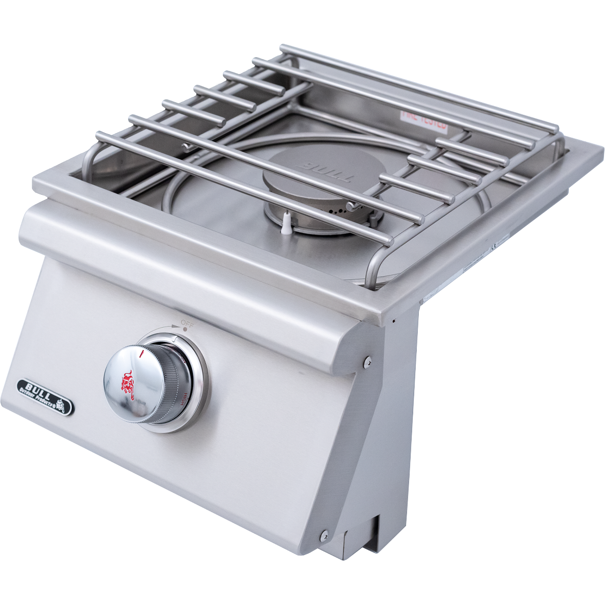 Bull Seitenbrenner Pro mit drehbarem Rost Built-, Grillrost aus Edelstahl, Detailansicht 2