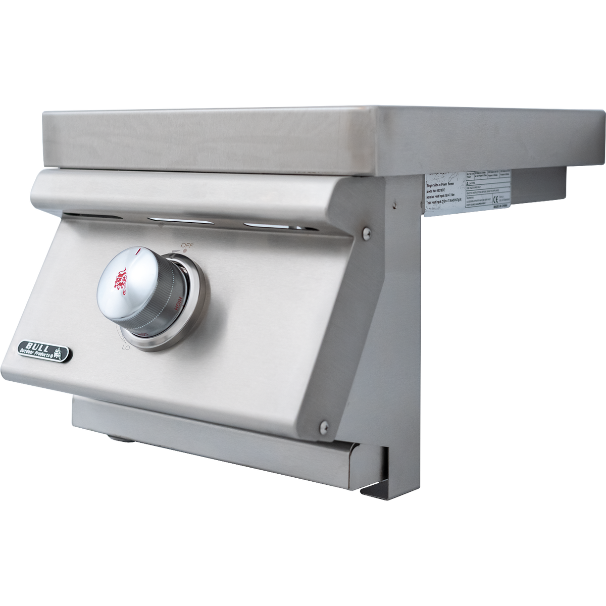 Bull Seitenbrenner Pro mit drehbarem Rost Built-, Grillrost aus Edelstahl, Detailansicht 4