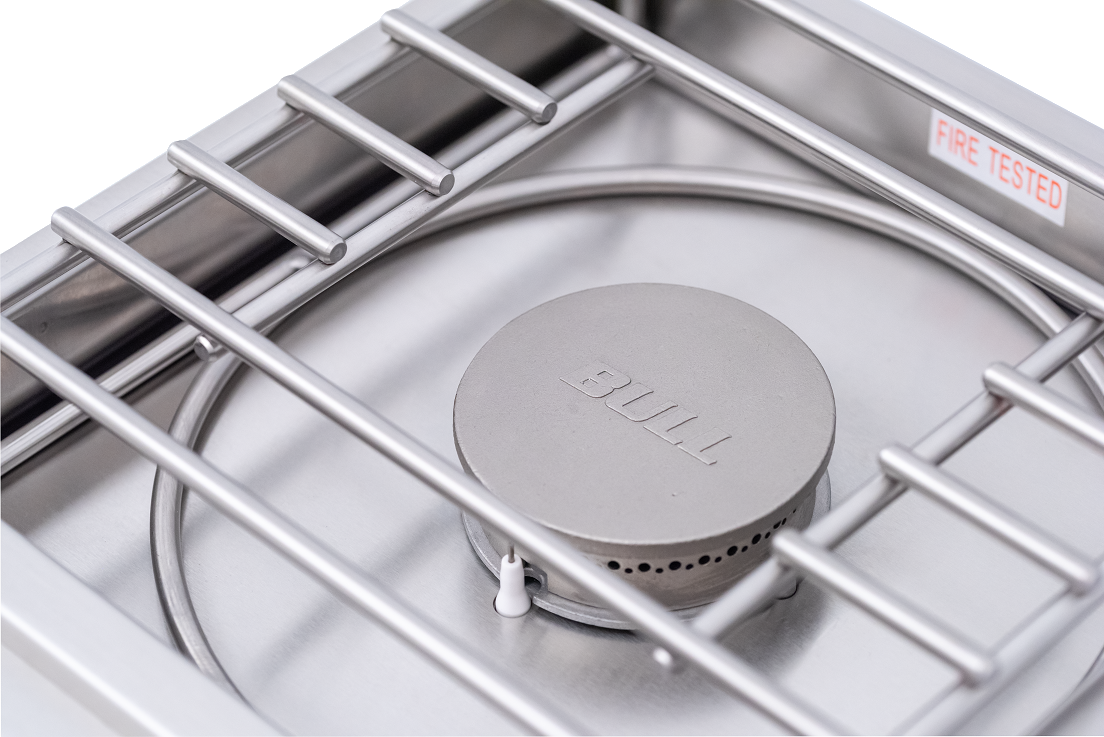 Bull Seitenbrenner Pro mit drehbarem Rost Built-, Grillrost aus Edelstahl, Detailansicht 5