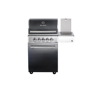 ALL'GRILL ALL’ Chef M Schwarz, Grillrost aus Edelstahl, für 1 - 8 Personen