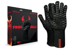 Feuermeister Grillhandschuh, Gr. 12 Aramid Schwarz, Grillzubehör