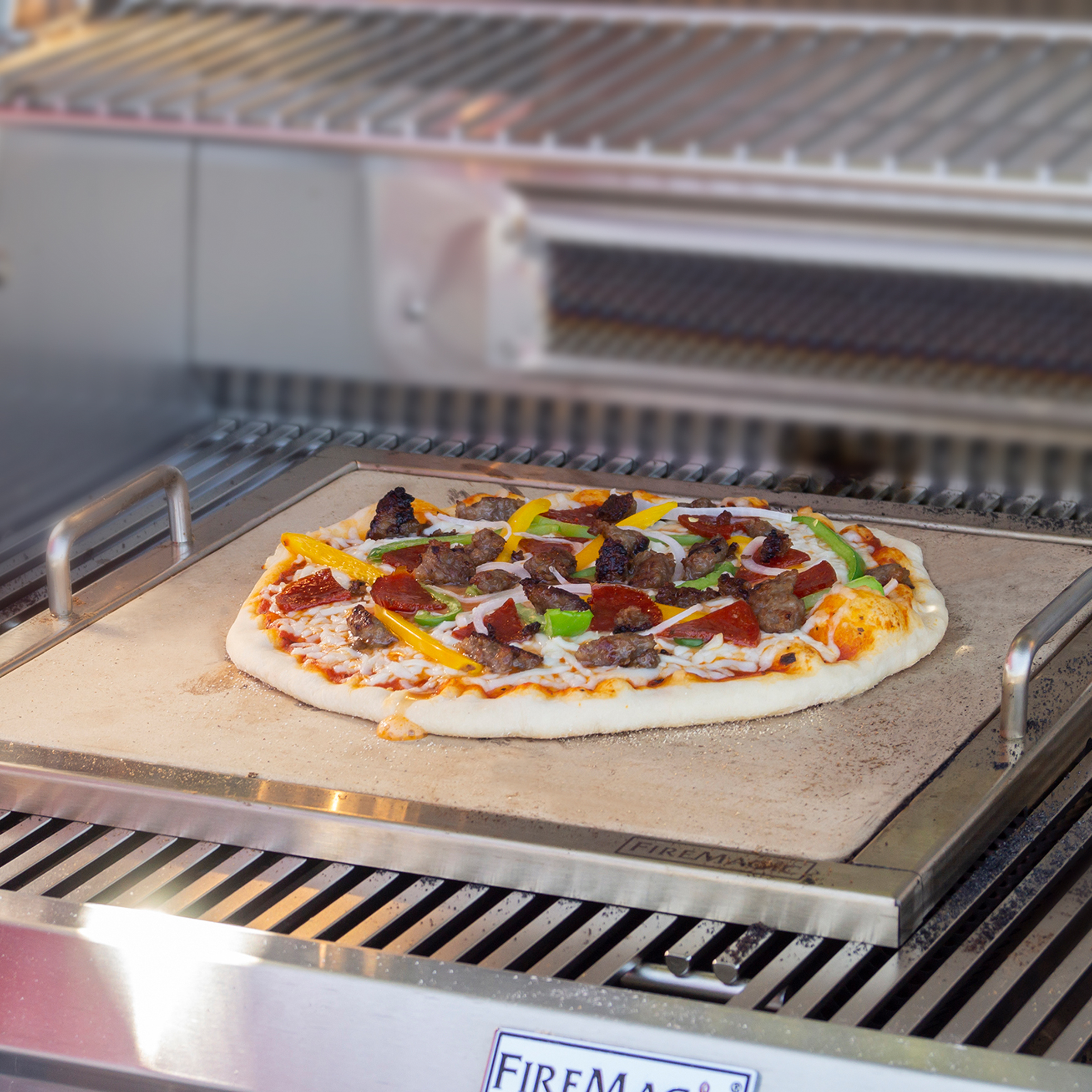 FireMagic Pizzastein mit Pizzaschaufel, Detailansicht 1