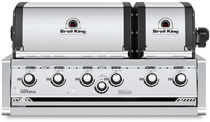 Broil King Imperial S 670 Built-, inkl. Drehspieß, Grillrost aus Edelstahlguss, für 1 - 24 Personen