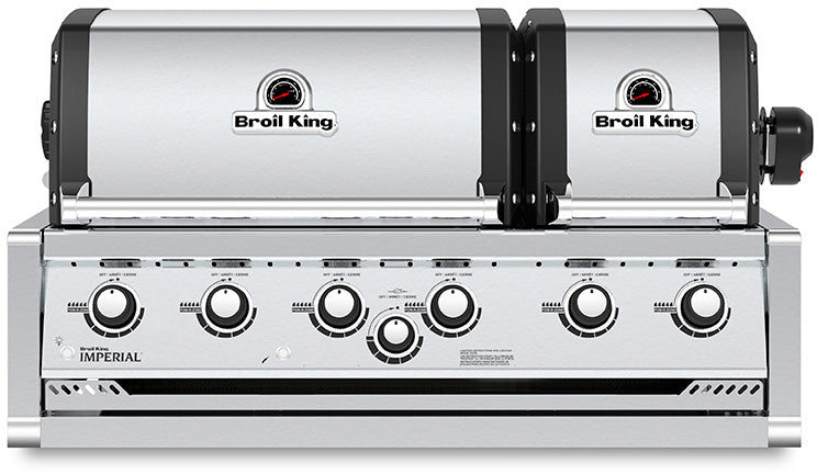 Broil King Imperial S 670 Built-, inkl. Drehspieß, Grillrost aus Edelstahlguss, für 1 - 24 Personen