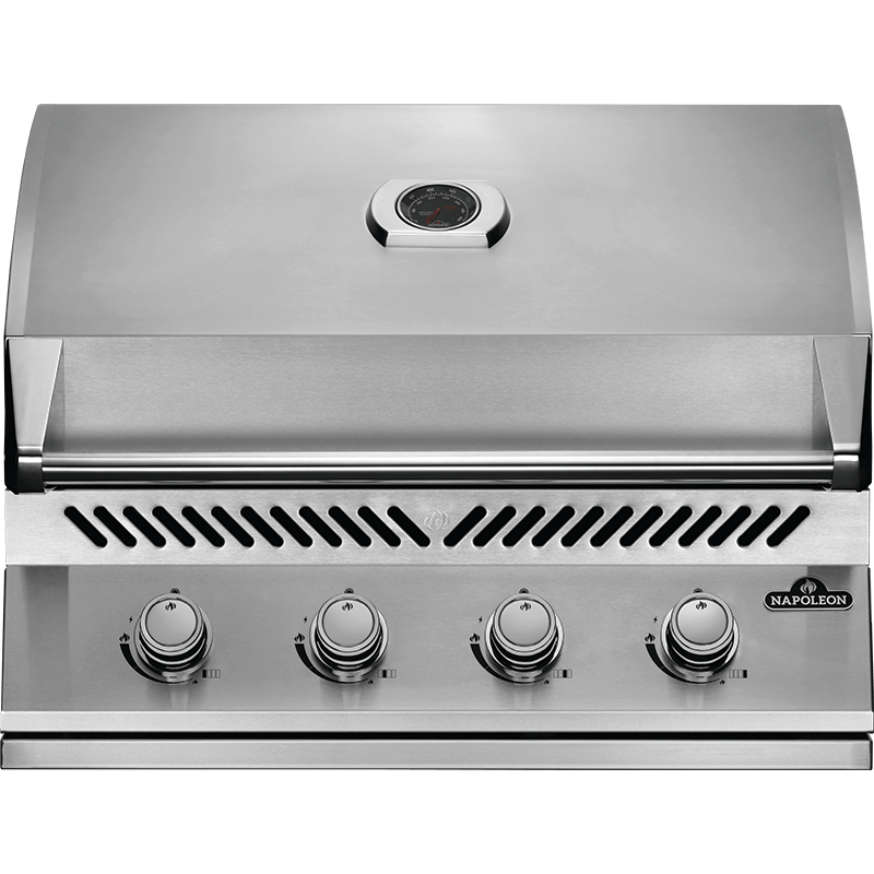 Napoleon 500er Serie 32", Built-, Grillrost aus Edelstahl, für 1 - 12 Personen
