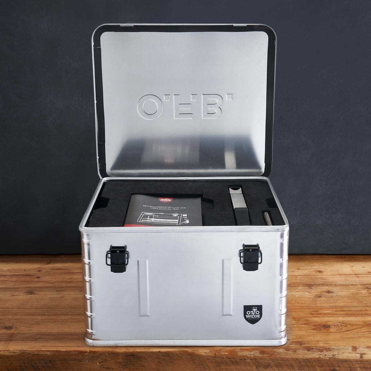 Otto Wilde Transportbox, O.F.B, Detailansicht 2