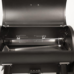 Broil King Pellet Smoker Drehspieß, Elektromotor, Detailansicht 1