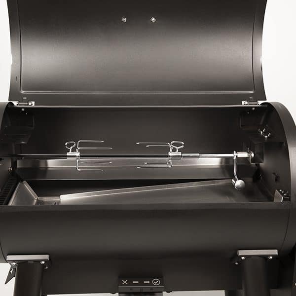 Broil King Pellet Smoker Drehspieß, Elektromotor, Detailansicht 1