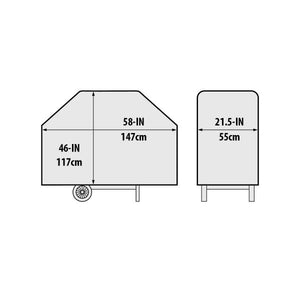 Broil King Abdeckhaube Premium, Signet, Sovereign 300er, Baron 400er, Crown 400er, Detailansicht 1