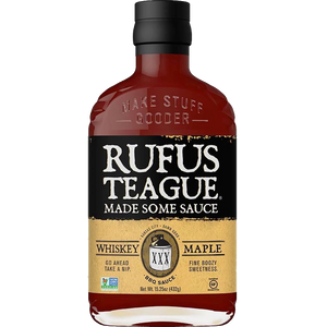 Rufus Teague Whiskey Maple BBQ Sauce, 432g, Grillsauce