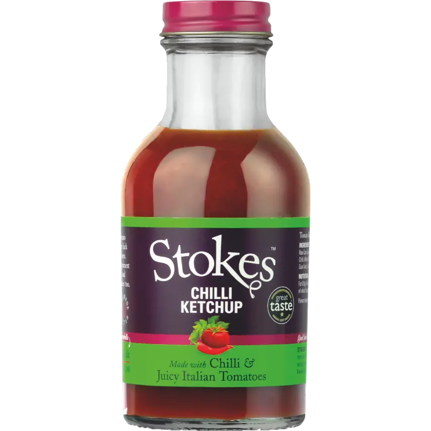 Stokes Chili Tomato Ketchup, 249ml, Grillsauce
