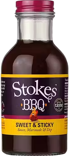 Stokes BBQ Sauce Sweet & Sticky 250ml, Grillsauce