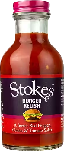 Stokes Burger Relish, 265ml, Grillsauce