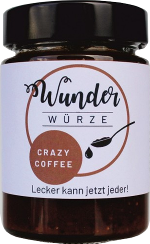 Eatventure Wunderwürze, Crazy Coffee, 165g Glas, Marinaden