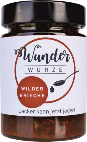Eatventure Wunderwürze, Wilder Grieche, 165g Glas, Marinaden