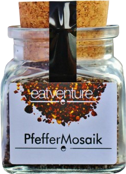 Eatventure Pfeffermosaik, Korkenglas, 45g, Gewürz