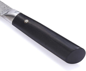 Zayiko Damast Chefmesser, "Black"-Serie, Messer, Detailansicht 1