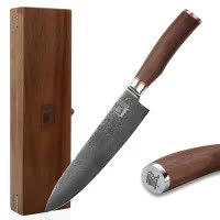 Zayiko Damast Chefmesser, "Kurumi"-Serie, Messer