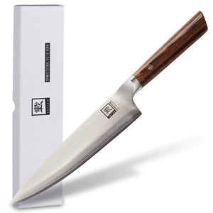 Zayiko Damast Chefmesser, "Kasshoku"-Serie, Messer