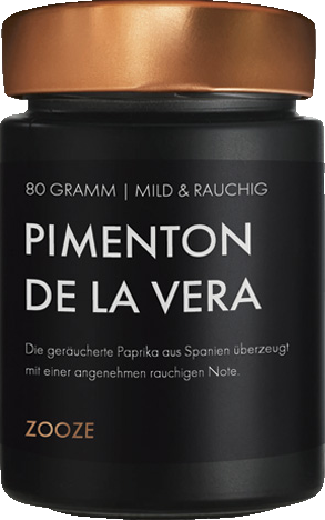 Zooze Pimenton de la Vera - mild (Geräucherte Paprika), 80g, Gewürz