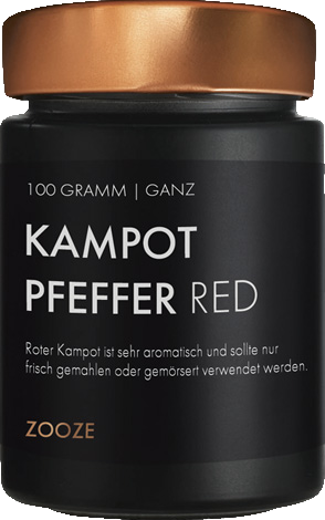 Zooze Kampot Pfeffer rot, 100g, Gewürz
