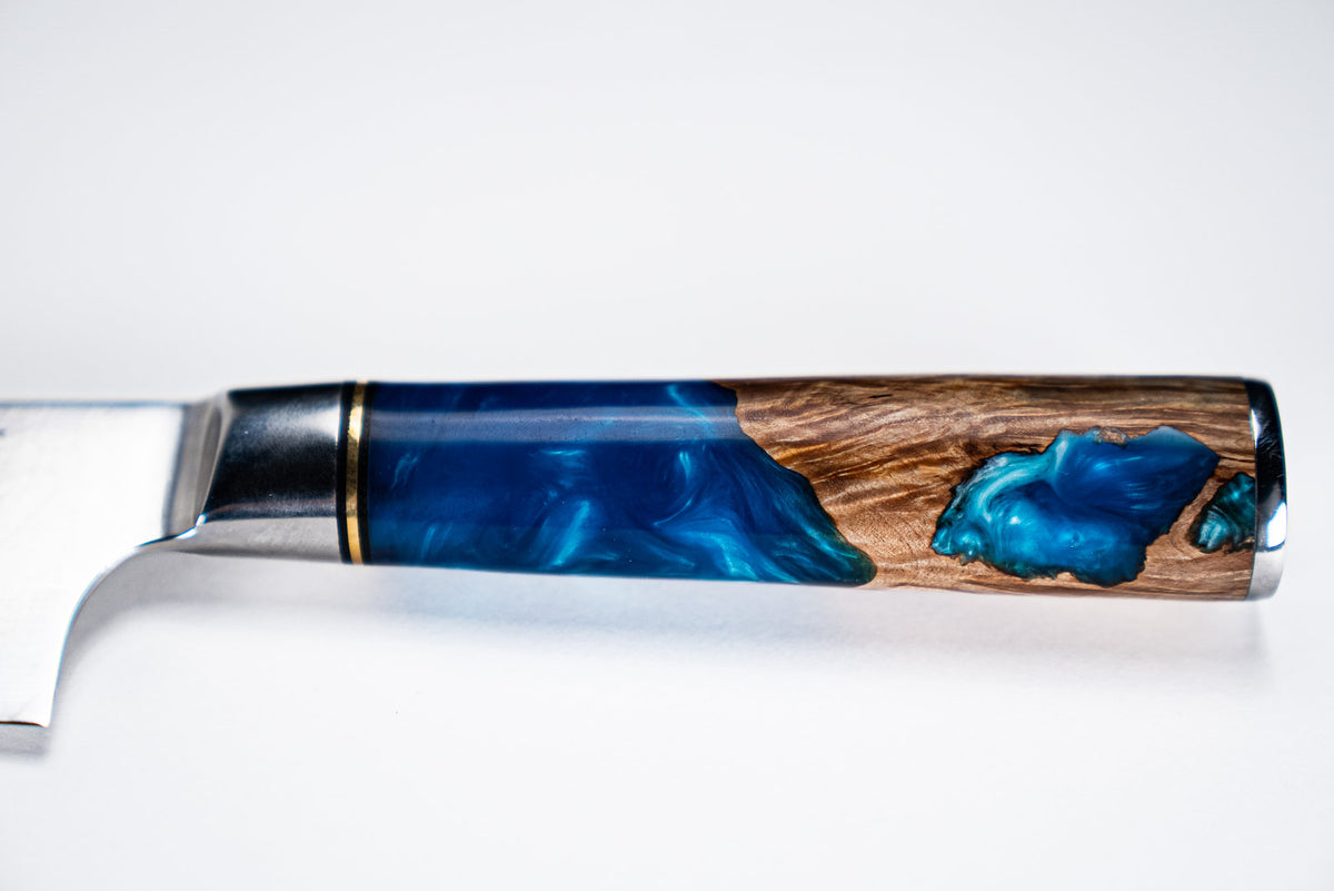 BABOSSA "Aquarell" Chefmesser, Messer, Detailansicht 4