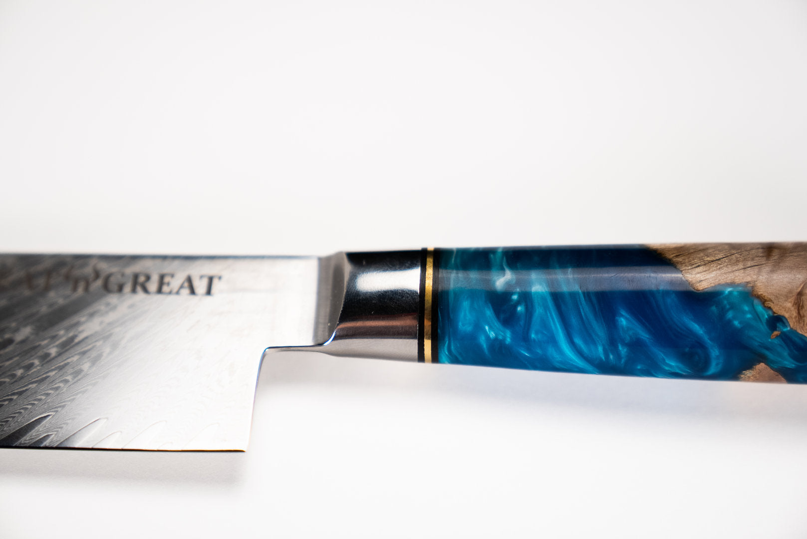 Meat 'n' Great "Aquarell" Santoku, Messer, Detailansicht 4