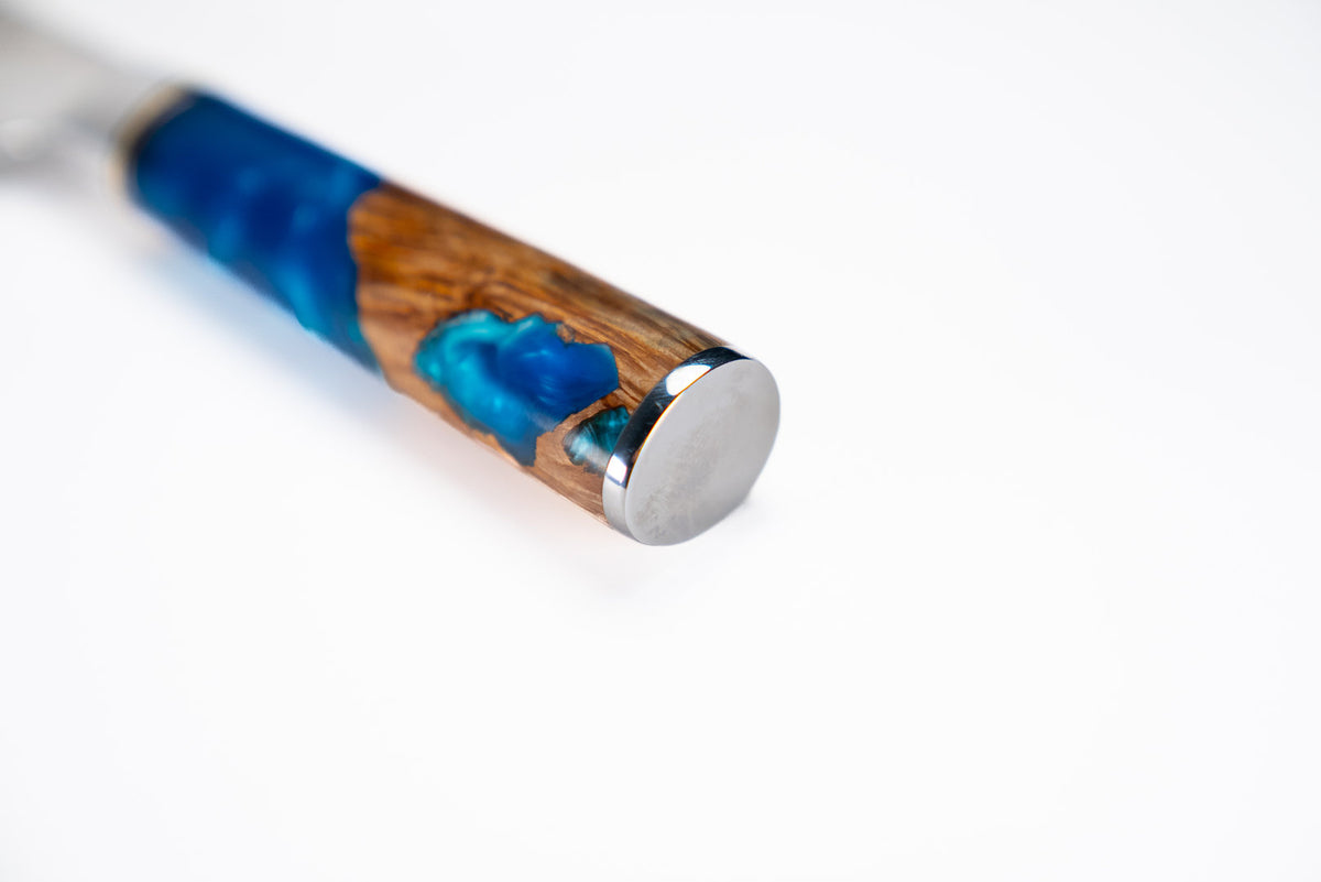 BABOSSA "Aquarell" Chefmesser, Messer, Detailansicht 6