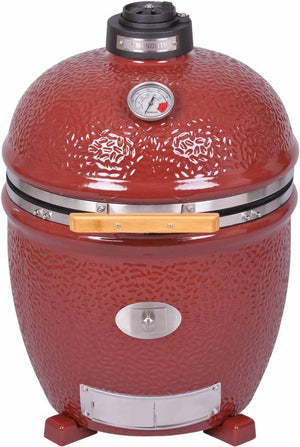 Monolith LeChef Pro 2.0, Rot, Grillrost aus Edelstahl, für 1 - 12 Personen